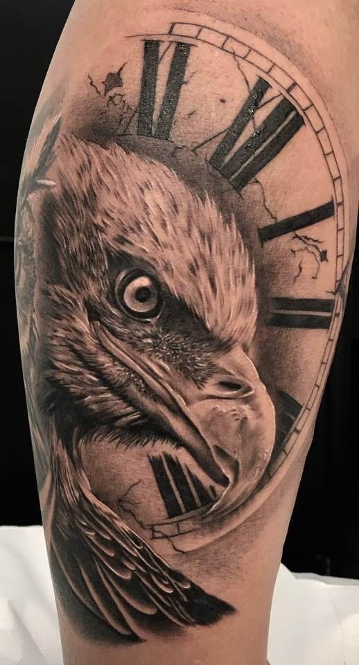 Tatuagens de águia bonitas e bem desenhadas Izip